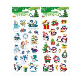 Stickers Natale GLITTER CHRISTMAS