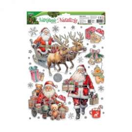 Vetrofanie Natale SOGGETTI COLORATI