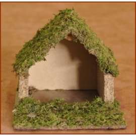 PRESEPE CAPANNA VUOTA 10x8,5cm 