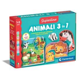 Giochi MONTESSORI BABY GLI ANIMALI 3 IN 1