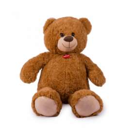 Peluche ORSO MARRONE C/FIOCCO 80cm